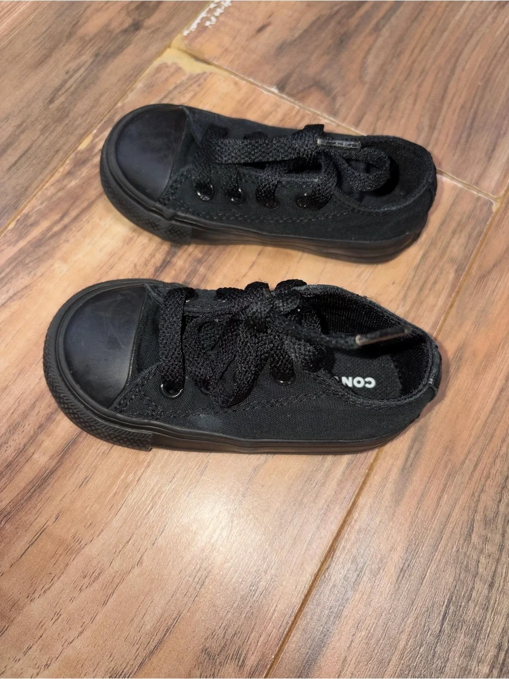 Converse All Stars Solid Black Chuck Taylors Toddler 5 Unisex